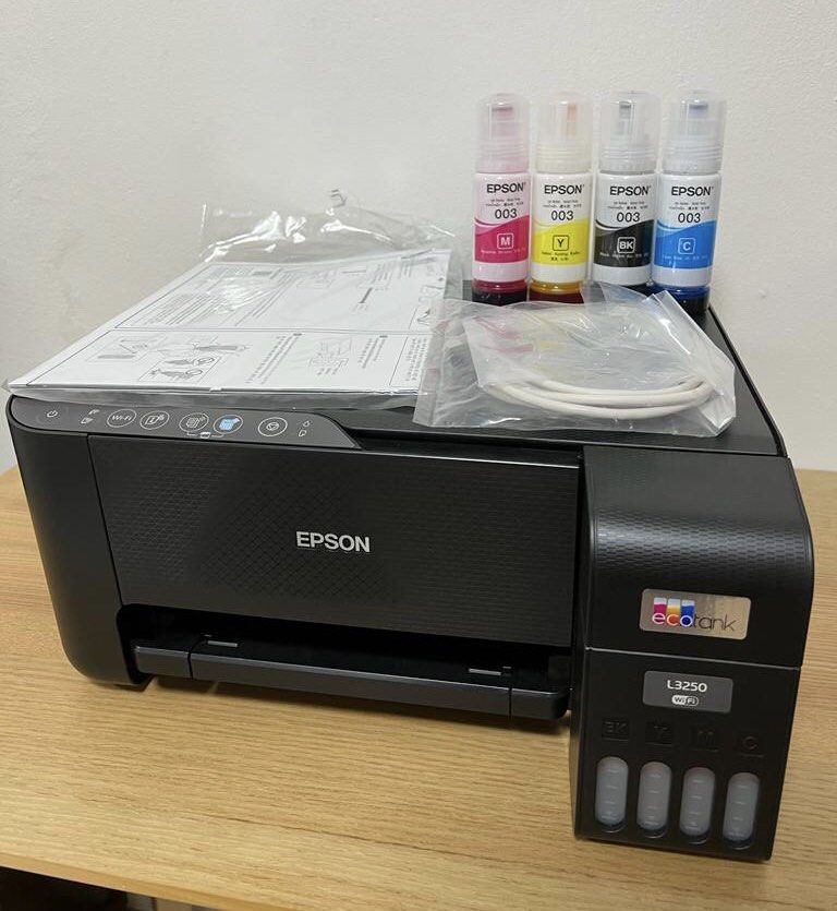 Epson EcoTank L3250 Printer with full ink tank, Computers & Tech