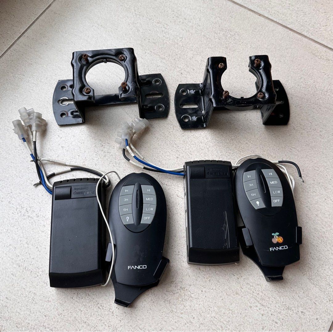 Fanco ceiling fan remote control and bracket, Furniture & Home Living