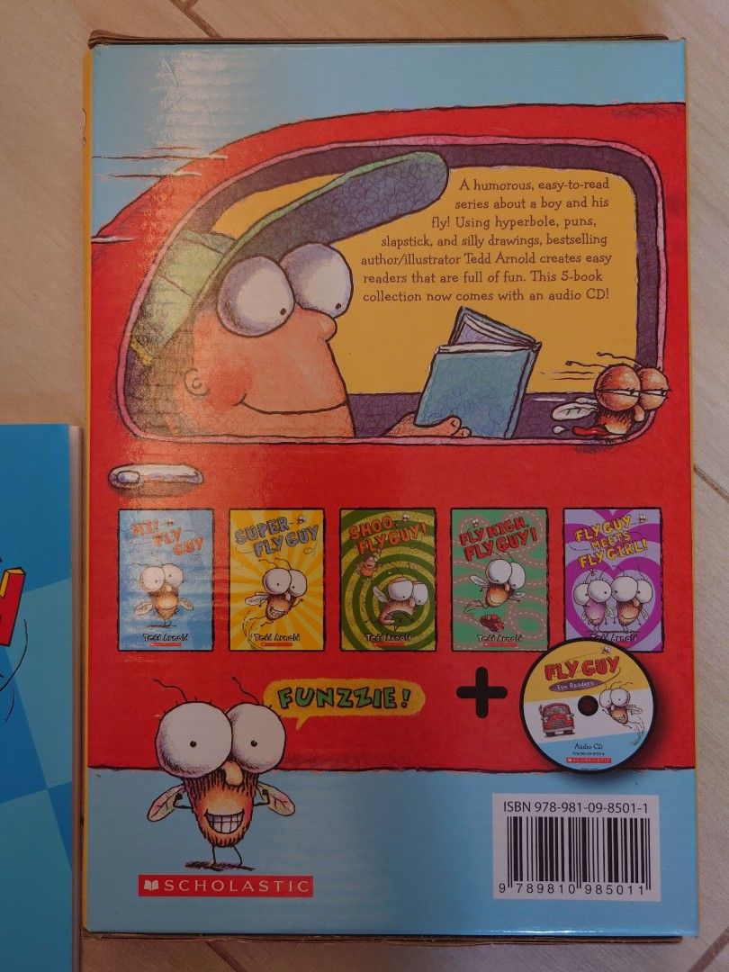 Fly Guy box set with CD, 興趣及遊戲, 書本 & 文具, 小朋友書 Carousell