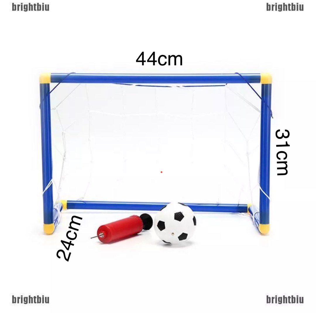 Folding Mini Soccer Goal Post & Ball Set, Hobbies & Toys, Toys & Games