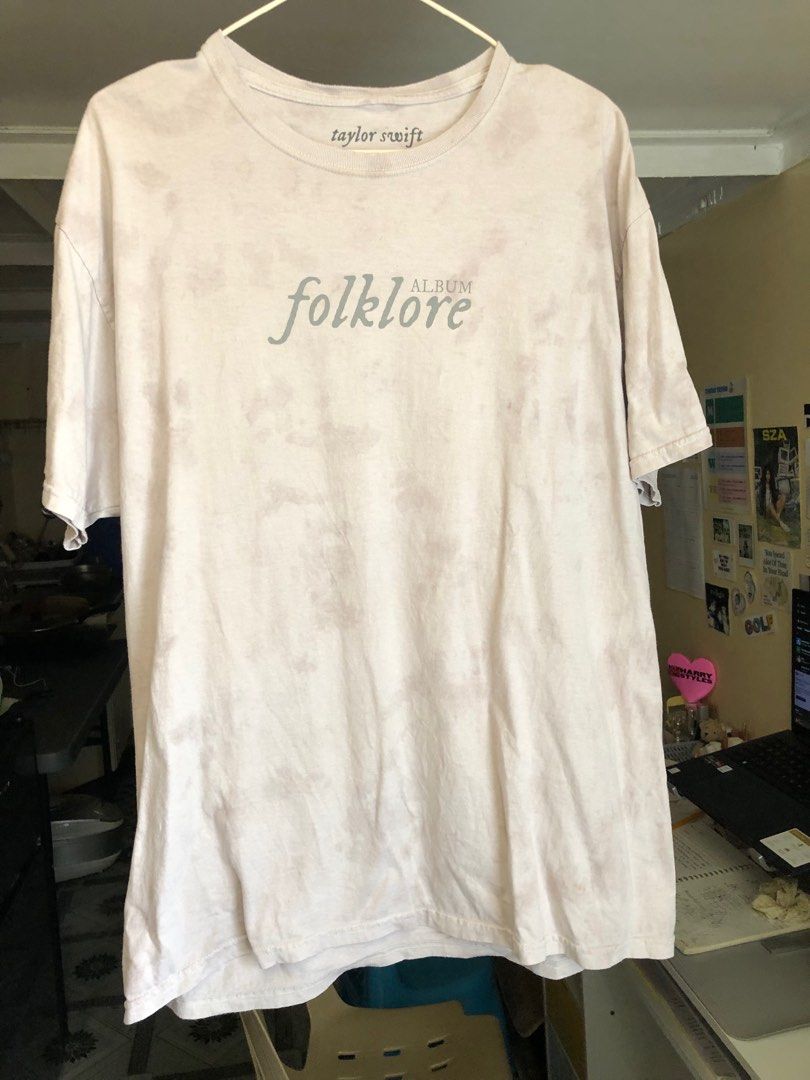 FOLKLORE ALBUM TIE DYE SHIRT TAYLOR SWIFT Men s Fashion Tops