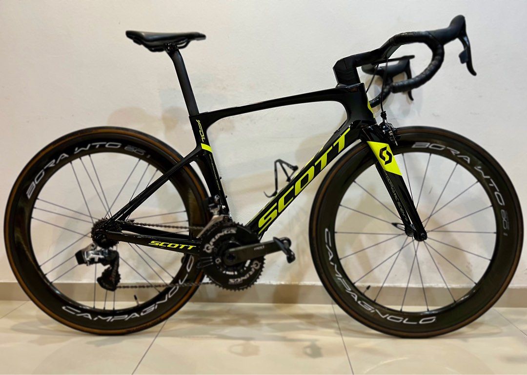 FRAMESET Scott Foil RC Rims Brake with Original Scott Syncros Aero Carbon Integrated Handlebar