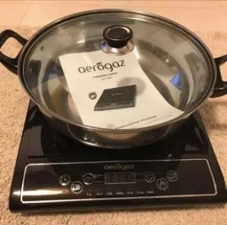 free delivery brand new Aerogaz Brand new 2000W induction Cooker With Stainless Steel Pot