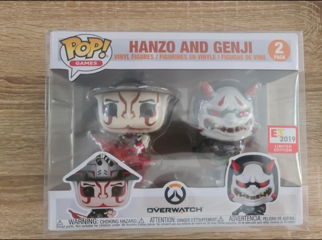 Overwatch Funko Hanzo And Genji E3 Pop Funko Pop Hanzo And Genji