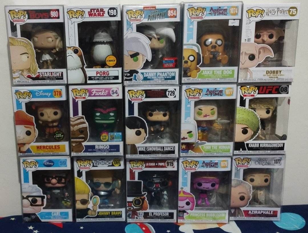 Funko Pops Movies & TV (Category: Designer & Blind Box Toys) located in Las Pinas. Submitted by cjdmc (Listing ID 1233119665, Image 1). Description: Funko Pops Movies & TV (PLEASE SEE PICS FOR PRICES) ❌ Carl - SOLD ❌ Danny Phantom - SOLD ❌ El Professor - SOLD ❌ Dobbie - SOLD Location: Las Pinas Mode of payment: BPI QR / GCASH / MAYA / Chinabank Mode of delivery: Buyer will book and shoulder the expense (Lalamove/Grab/LBC/other mode of delivery) >