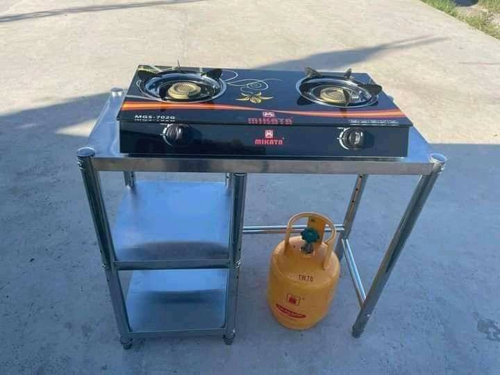 GAS STOVE RACK, Furniture & Home Living, Furniture, Shelves, Cabinets ...