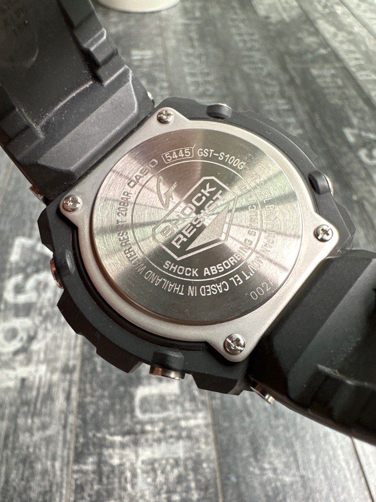 GST S100G black g shock Men s Fashion Watches Accessories