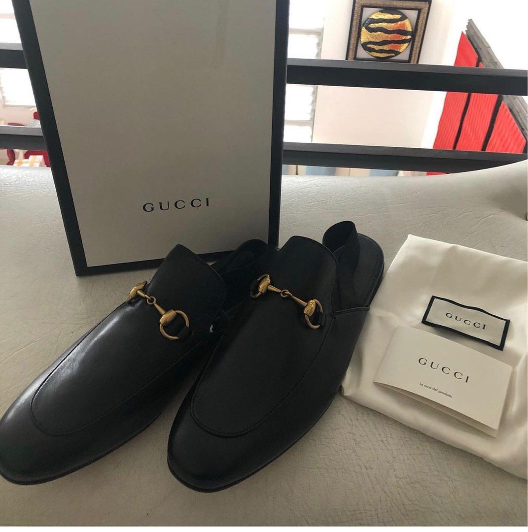 Gucci mens princetown on sale