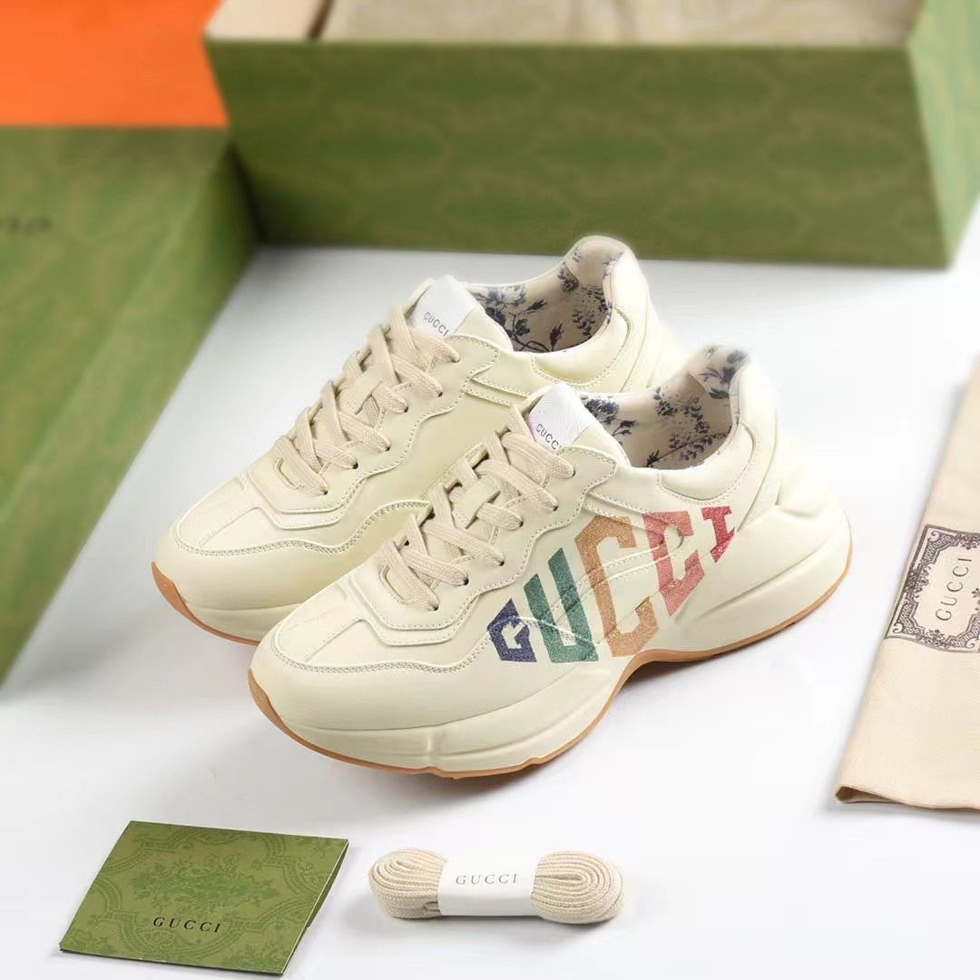 Glitter gucci cheap shoes