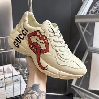 Gucci Rhyton Sneakers women's and men's size.