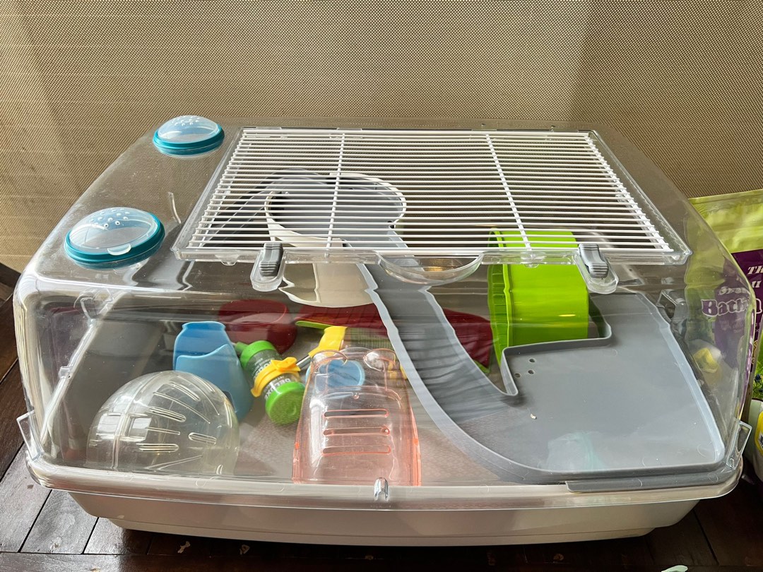 Hamster Cage, Pet Supplies, Homes & Other Pet Accessories on Carousell - Hamster Cage Accessories That Don'T Cost A Lot