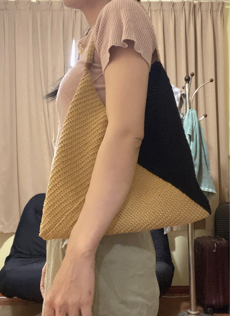  Crochet Tote Bag Aesthetic Y2K Cute Underarm Bag