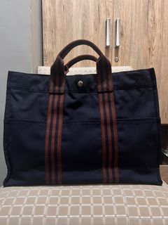 Hermès Fourre Tout Tote Toile MM
