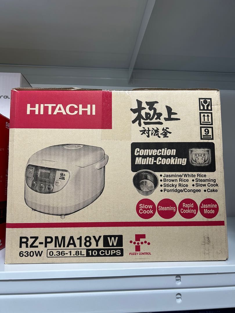 Hitachi rice cooker RZPMA18Y, TV & Home Appliances, Kitchen Appliances