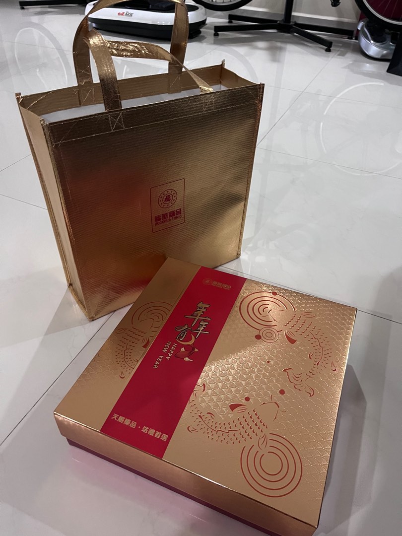 Hock hua abalone box with carrier, Furniture & Home Living, Home