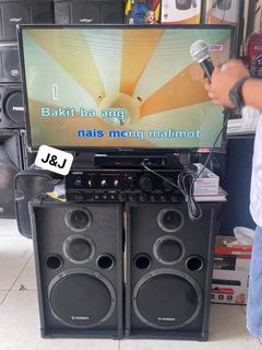 Home karaoke set with 32 inches smart tv
Ready nato pang sing along.