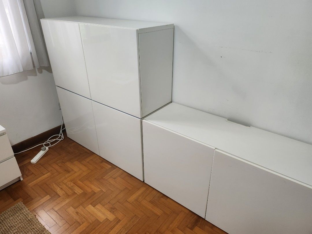 IKEA Besta dual stackable, great condition, Furniture & Home
