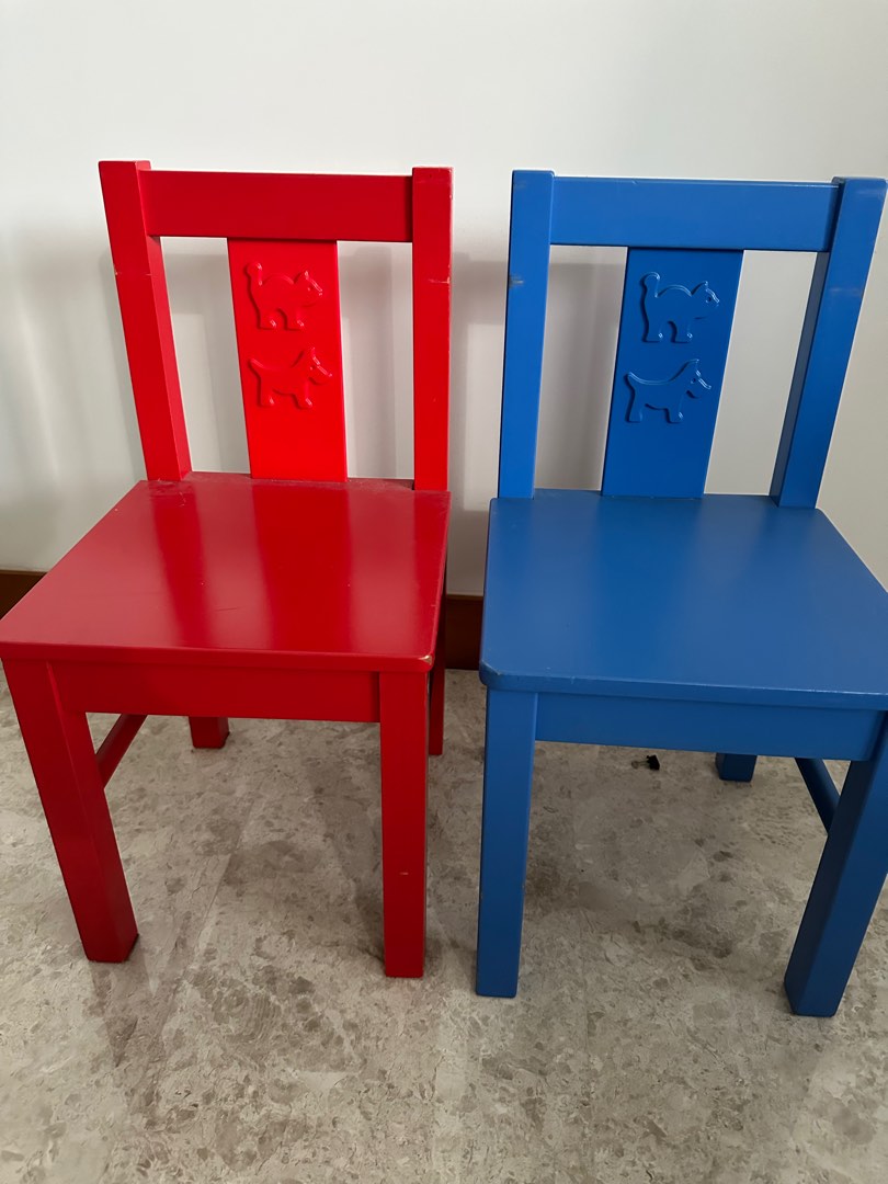 Ikea kids chairs, Furniture & Home Living, Furniture, Chairs on Carousell
