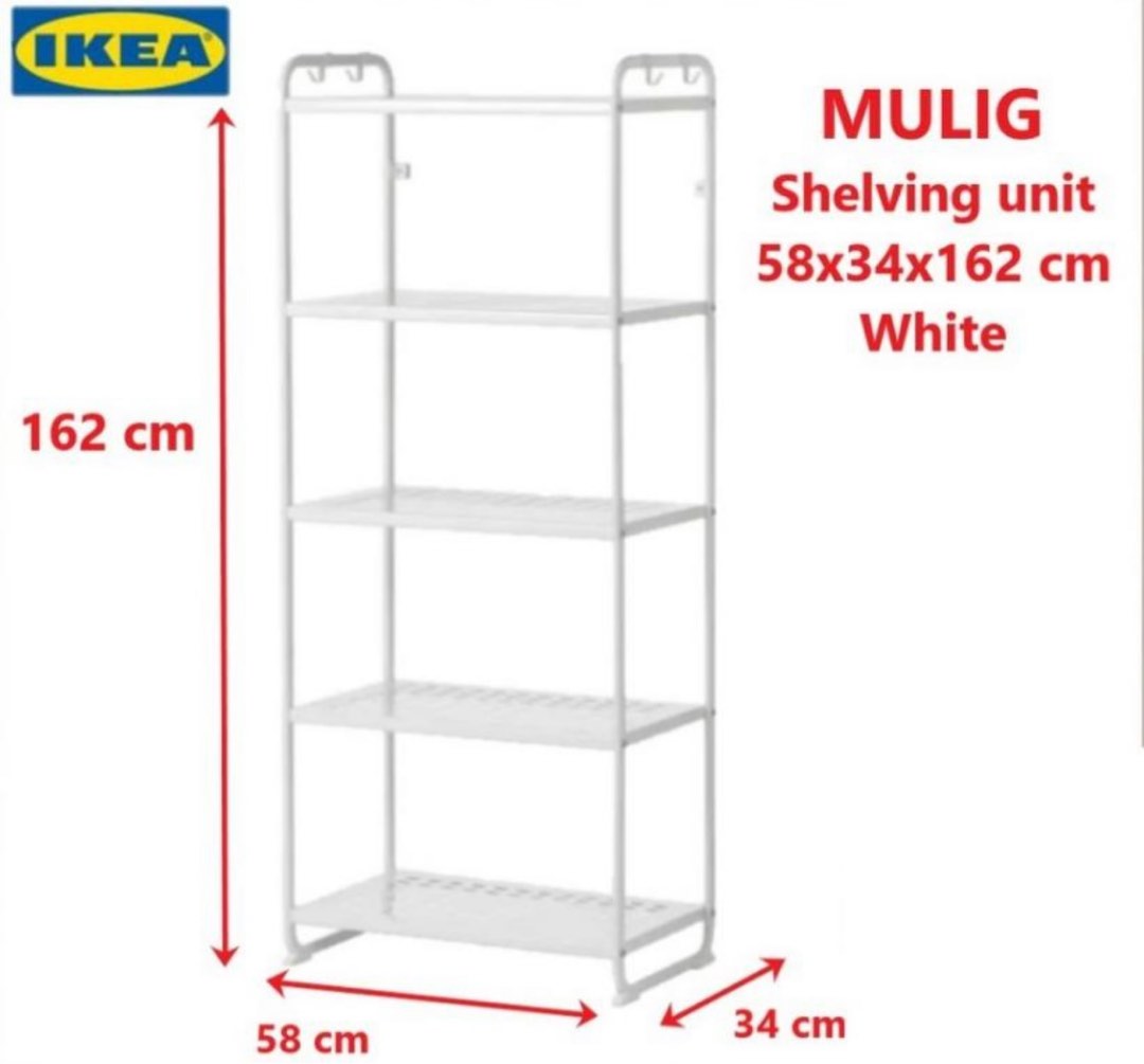 IKEA Mulig shelving (plant rack/shelves), Furniture & Home Living