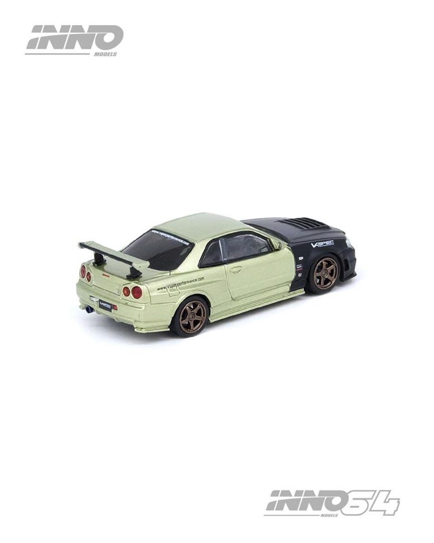 Inno64 1/64 Nissan Skyline R34 GTR M Spec Nur V Spec Performance ...