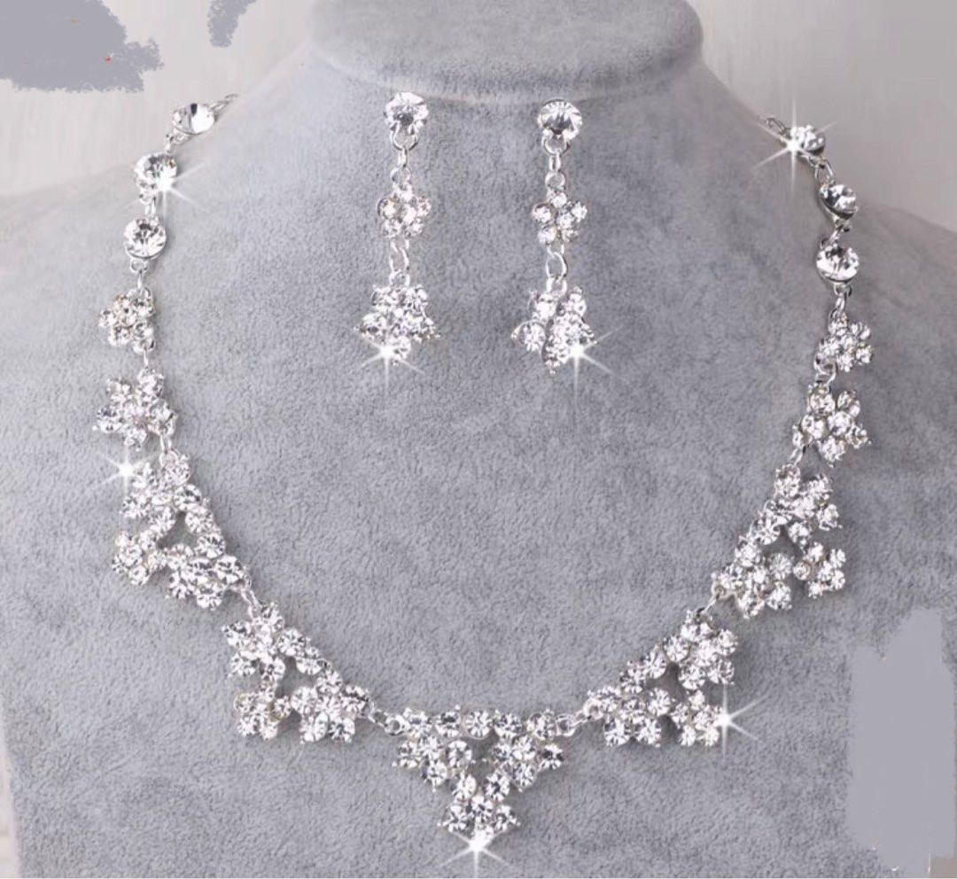 Jeairts Choker Rhinestone Necklace Silver Crystal India | Ubuy