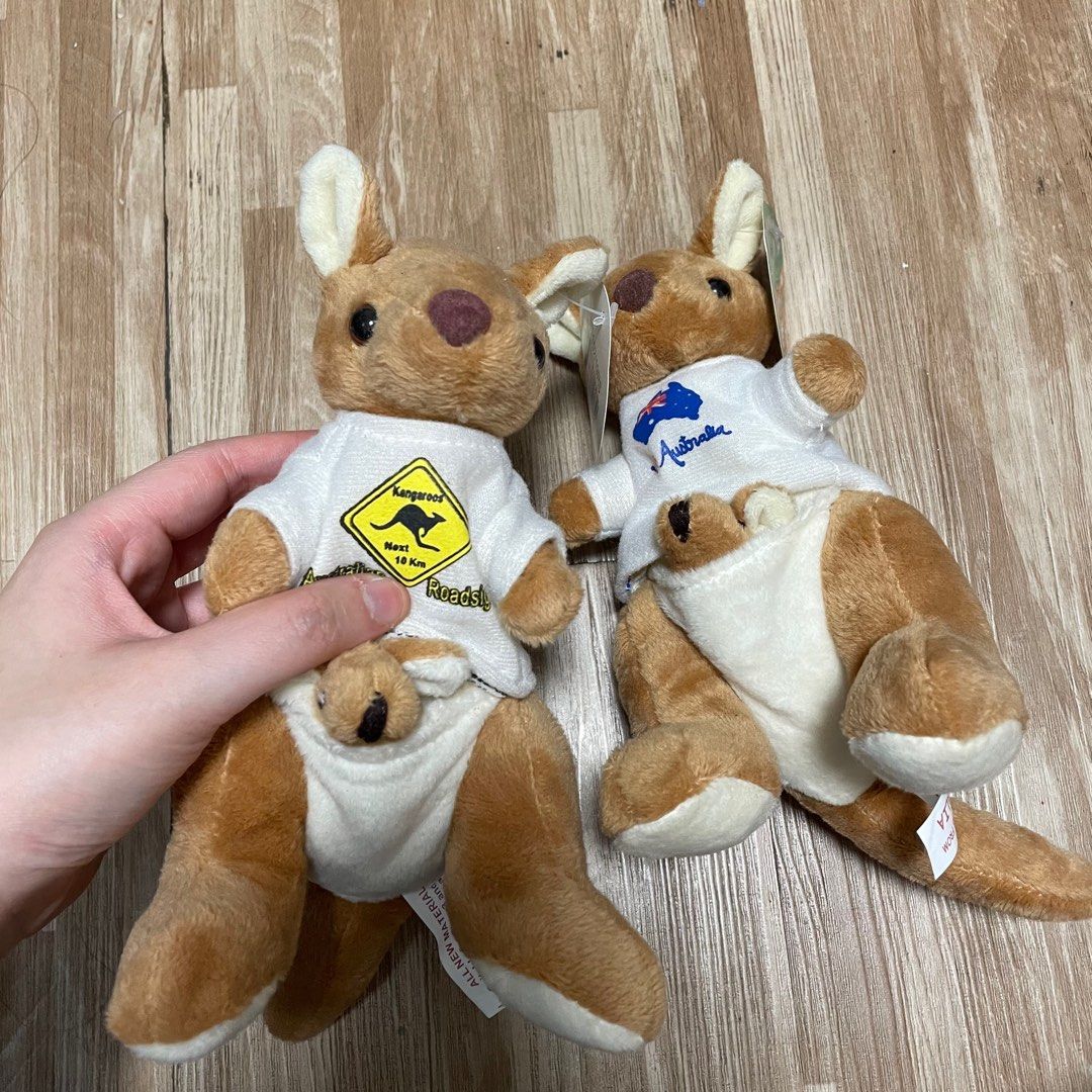 kangaroo with joey plushie toy from aussie, Hobbies & Toys, Toys ...