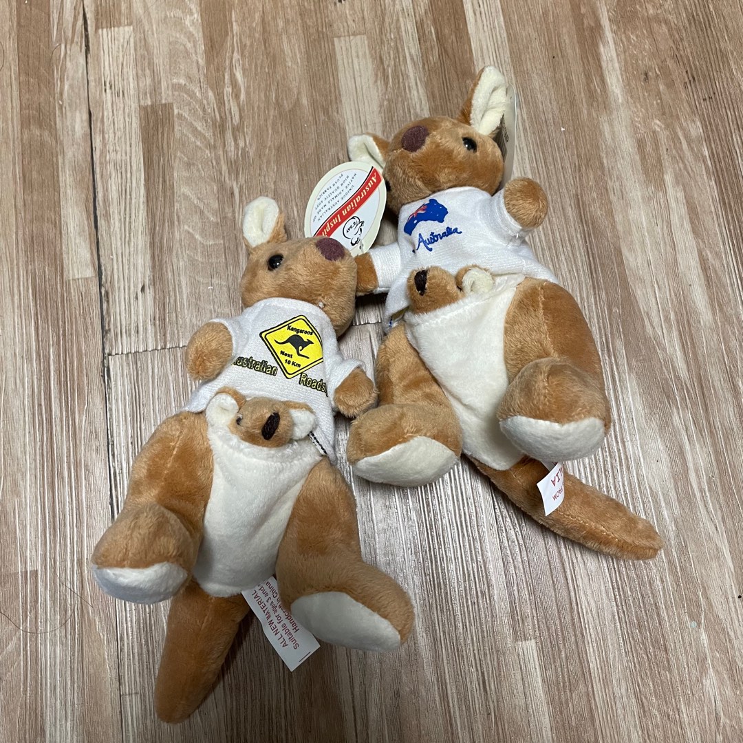 kangaroo with joey plushie toy from aussie, Hobbies & Toys, Toys ...