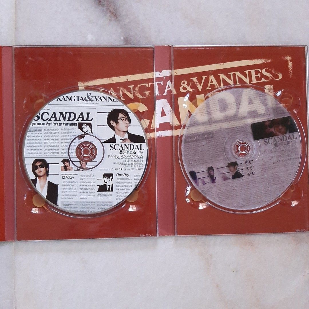 Kangta & Vanness Vol.1 Scandal CD Korean Mandarin, Hobbies & Toys
