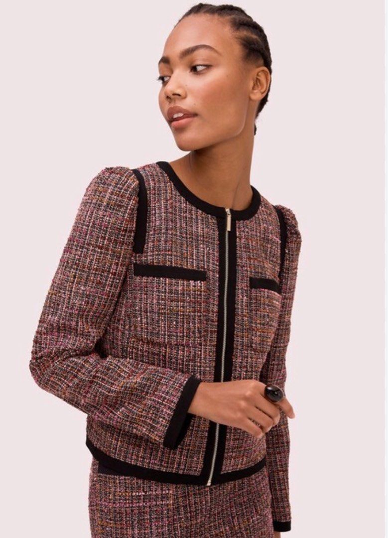 Kate spade on sale tweed blazer