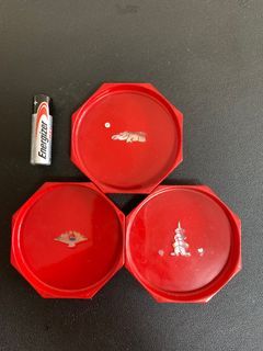 Korean coasters set of 3