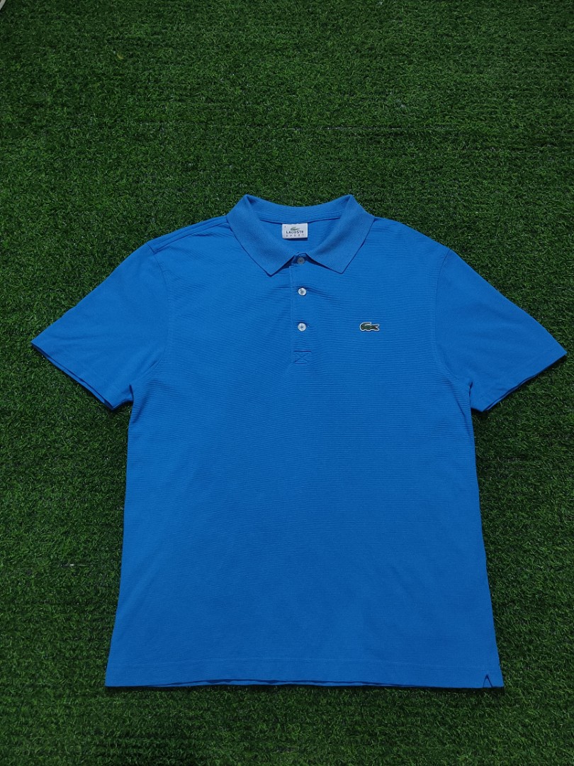 Lacoste polo shirt royal blue on Carousell