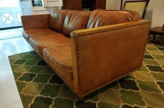 Leather 3 seater sofa