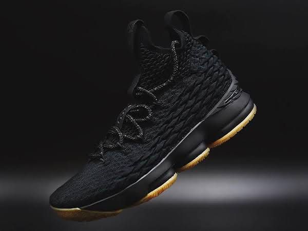 Black lebron 15 high sales