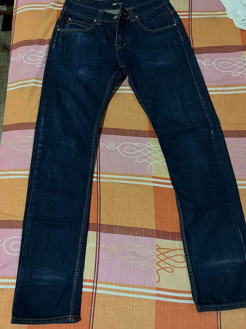 Lee Pipes Denim Pants (Original), Men'S Fashion, Bottoms, Jeans On Carousell