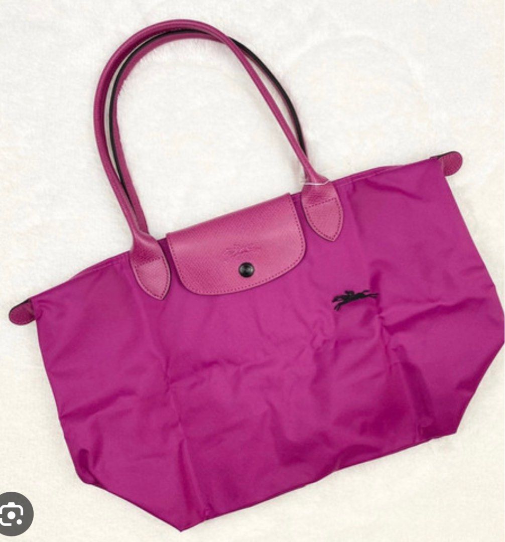 Longchamp Le Pliage Club Large Nylon Long Handle Tote