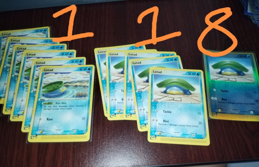 Lotad lombre pokemon TCG, Hobbies & Toys, Memorabilia & Collectibles,  Vintage Collectibles on Carousell