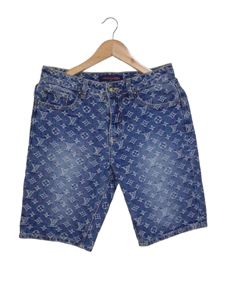 Louis Vuitton Distressed Carpenter Shorts