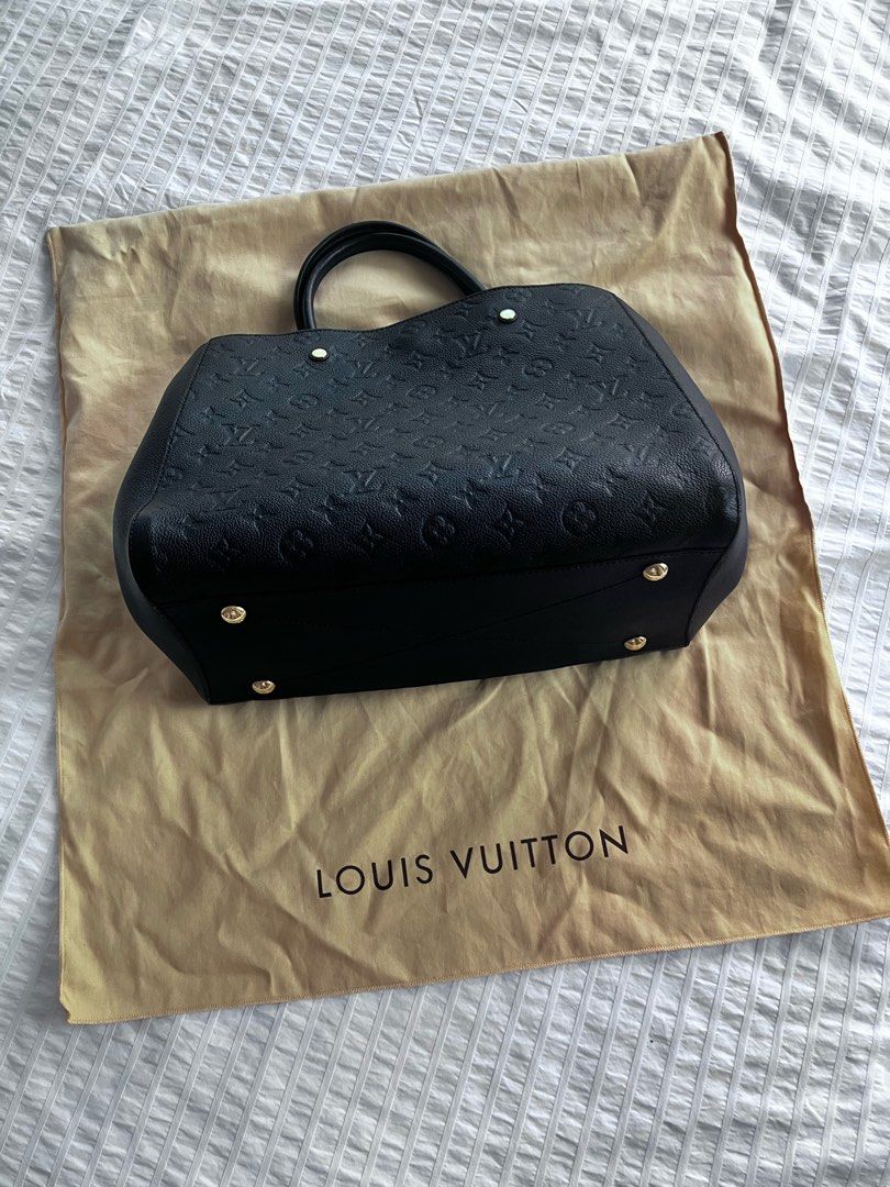 Louis Vuitton Empreinte Montaigne GM M41069 Black 2 Way Hand