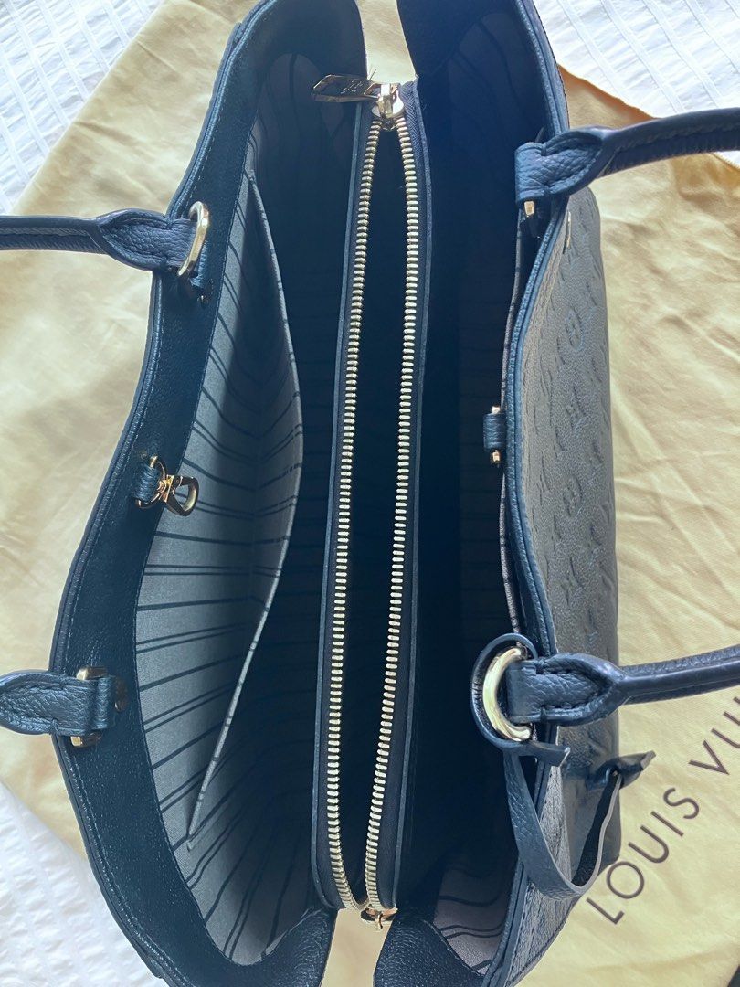Louis Vuitton Empreinte Montaigne GM M41069 Black 2 Way Hand Shoulder Bag  France