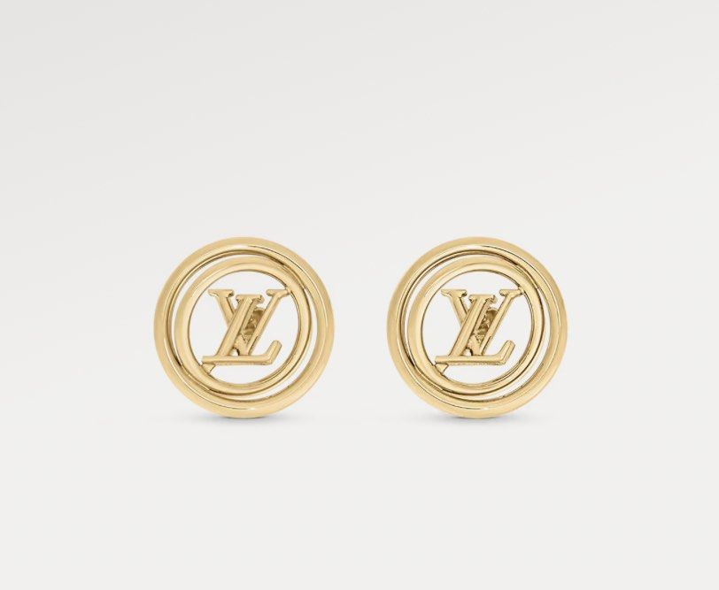 Louis Vuitton M00935 LV Stellar Earrings, Gold, One Size