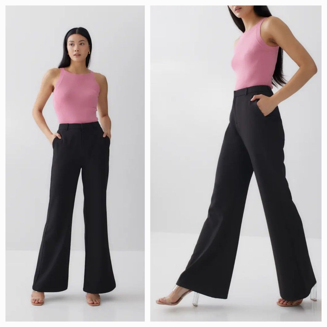 Buy Nilda High Rise Flare Pants @ Love, Bonito Singapore, Shop Women's  Fashion Online