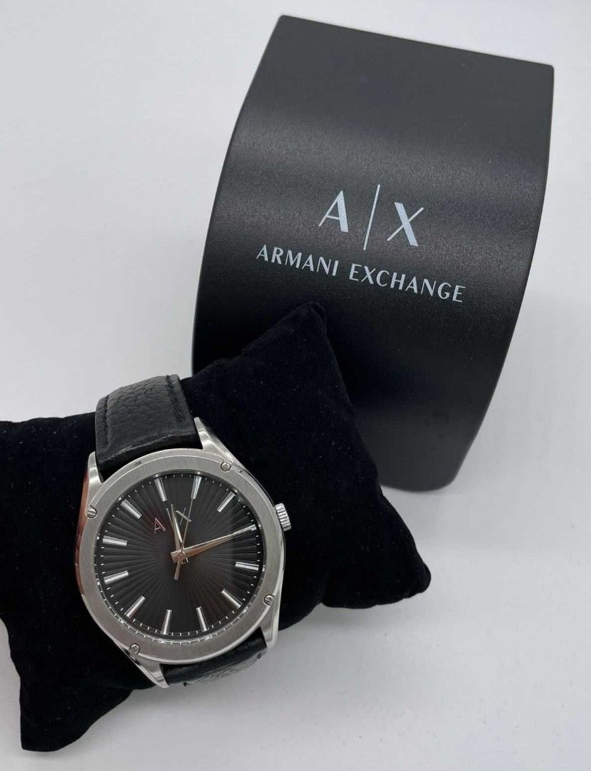 Lowest Price Limited Edition Armani Exchange Men s Black Dial Analog Leather Strap Watch Birthday gift birthday armani BRAND NEW IN BOX WITH 1 YEAR WARRANTY Men s Fashion Watches Accessories Watches o...