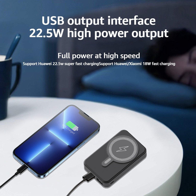 Powerbank Charger Power Bank Battery (MagGo) 5000mAh