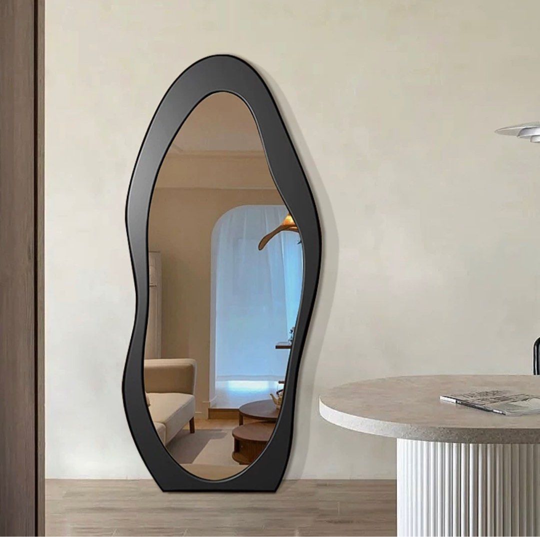 Wall standing shop mirrors