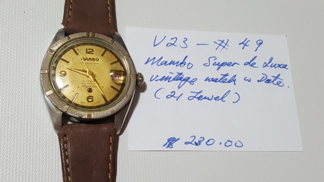 Mambo watches for sale clearance