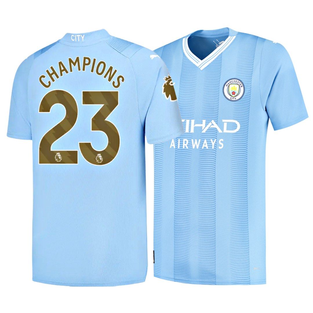 Manchester City Jersey 23 24 Championship Football Jersey Men s Fashion Tops Sets Tshirts Polo Shirts on Carousell