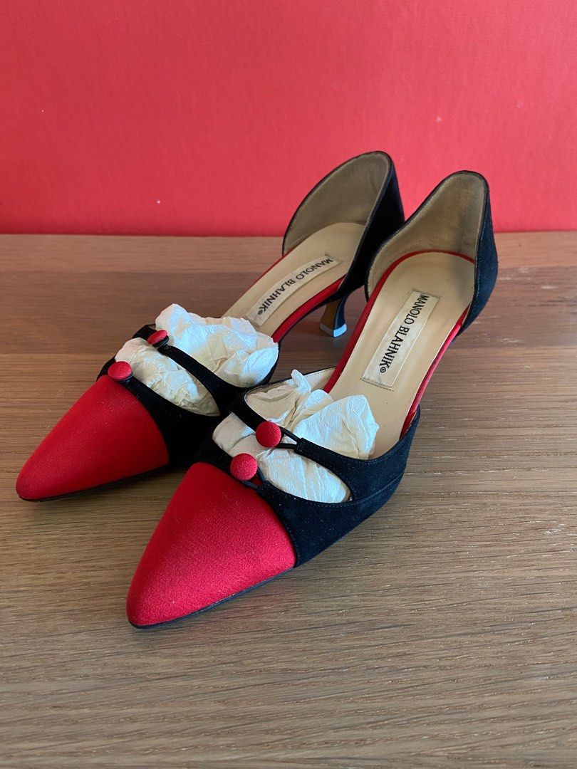 MANOLO BLAHNIK ( size 34.5 ), 女裝, 鞋, 高跟鞋- Carousell