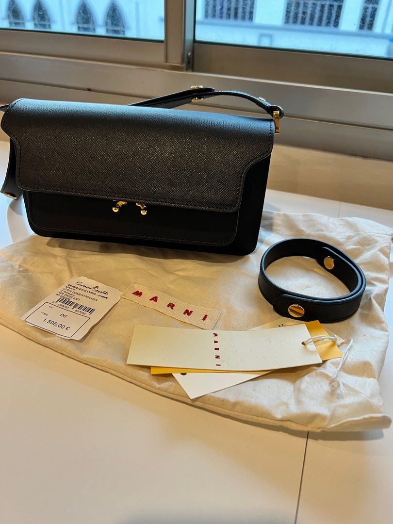 Marni: Off-White East West Trunk Bag
