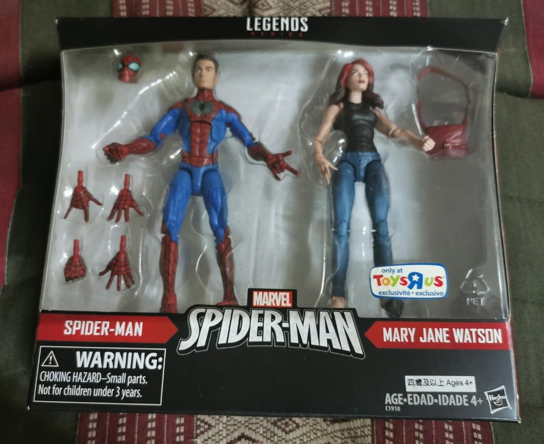 Hasbro Marvel Legends Spider Man and Mary Jane Watson Action