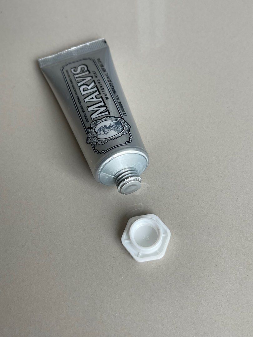 Marvis Whitening Mint Fluoride Toothpaste 25ml, Beauty & Personal Care